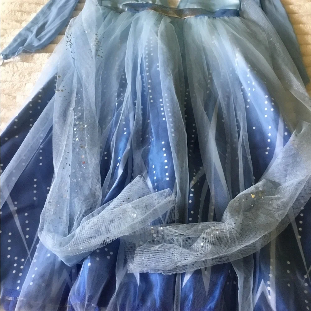 Light Blue Sparkle Princess Costume Dress for Kids - Brand: